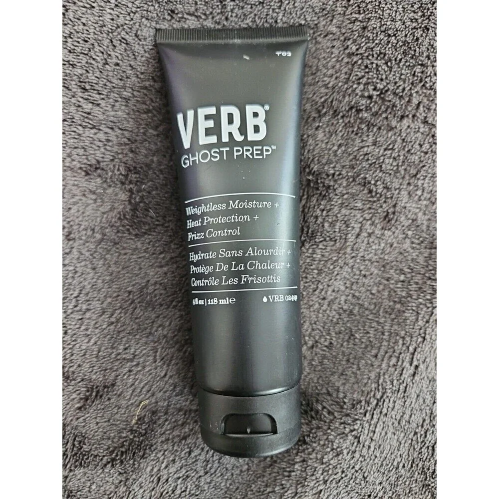 Verb Ghost Prep Weightless Moisture + Heat Protection Frizz Control 4 oz sealed